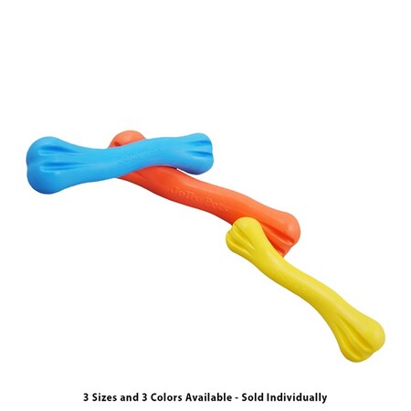 Jolly Pets Flex-n-Chew Bone ORANGE 9" 2187-OR9